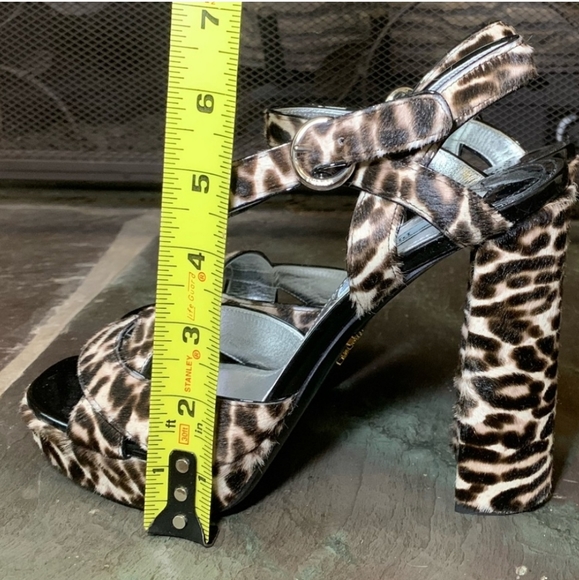Prada leopard pony hair platforms sz 37 - Picture 9 of 9